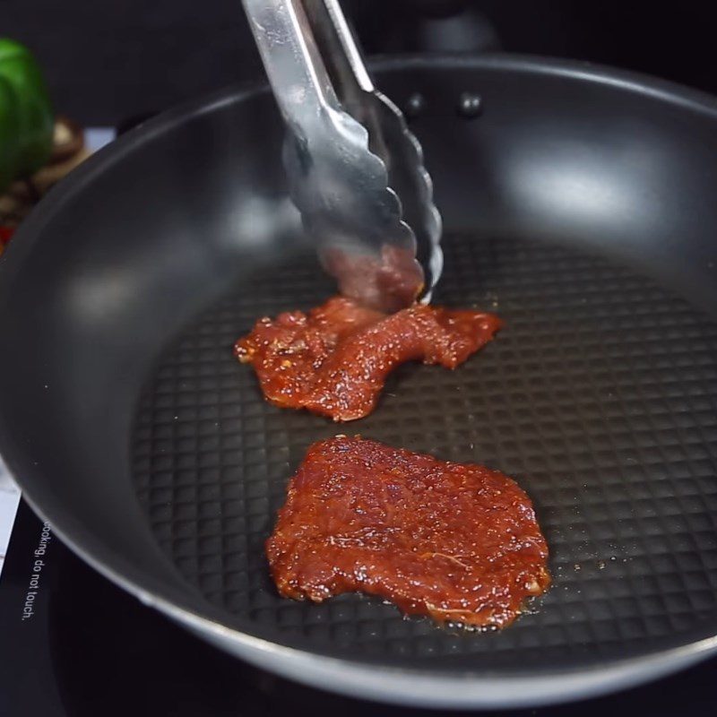 Step 2 Grilling Cheese steak sandwich