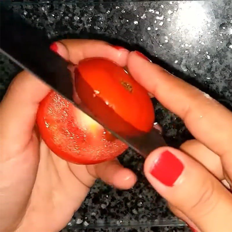 Step 2 Prepare tomatoes Stuffed tomatoes steamed