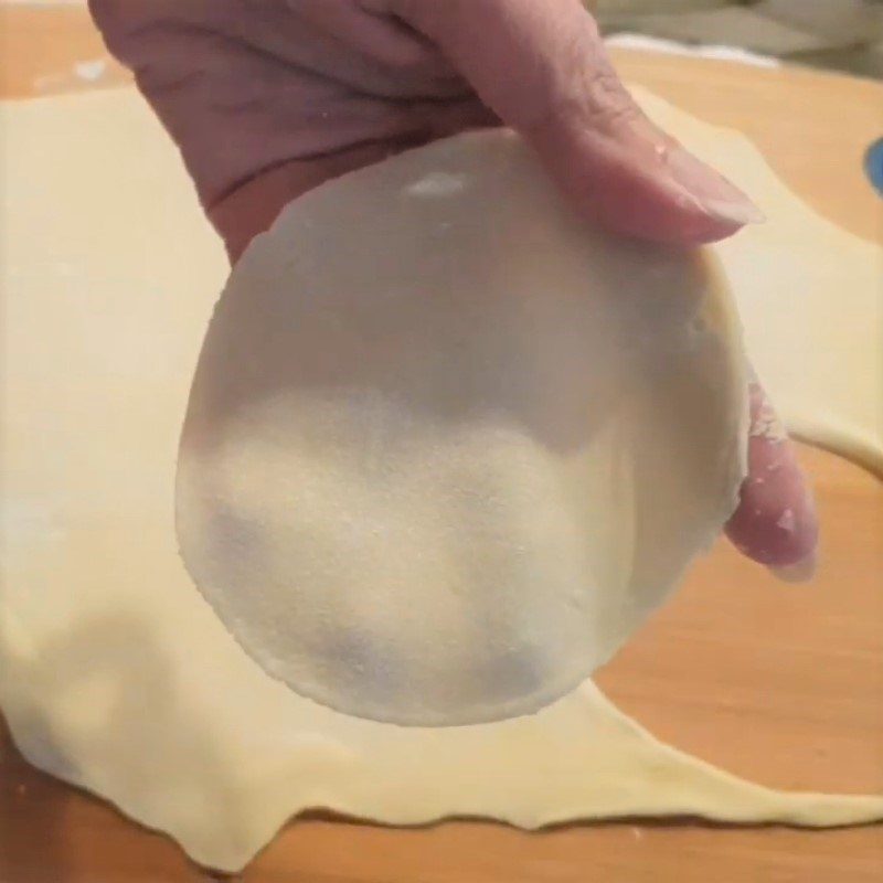 Step 3 Rolling the Dough for Salted Egg Layer Cake