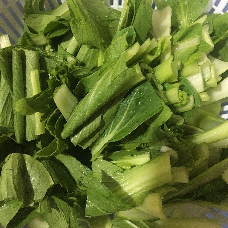 Step 2 Prepare the other ingredients Fresh Shrimp Bok Choy Soup