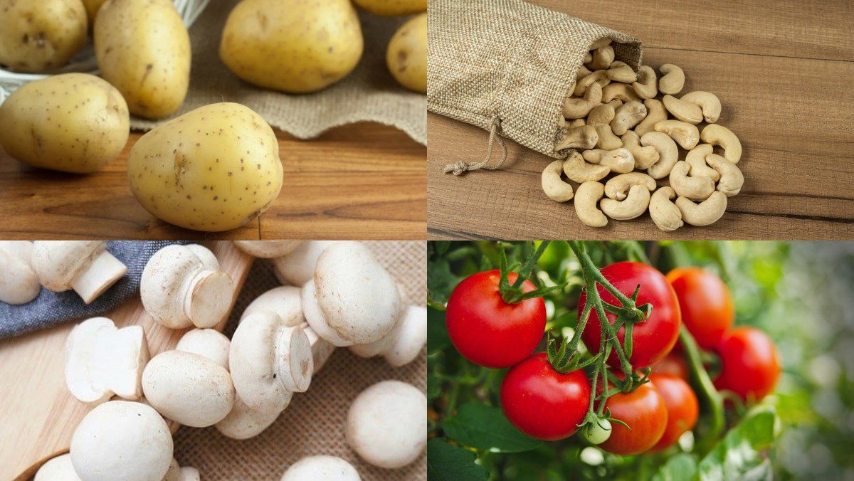 Ingredients for potato soup