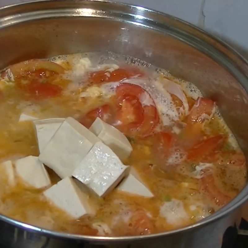 Step 3 Cooking the Egg Soup with Perilla Leaves