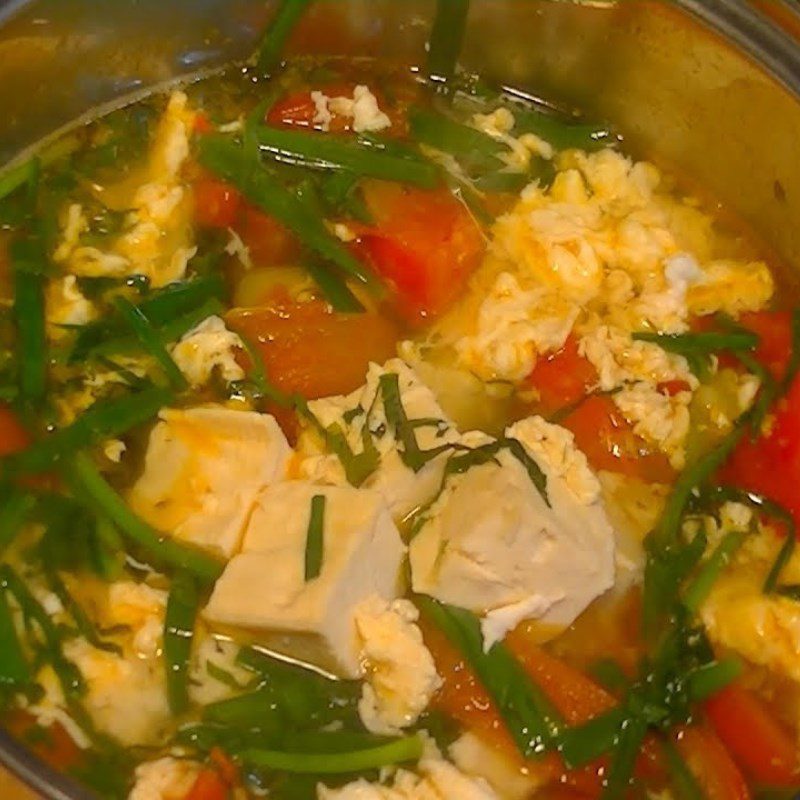 Step 5 Final Product of Egg Soup with Perilla Leaves