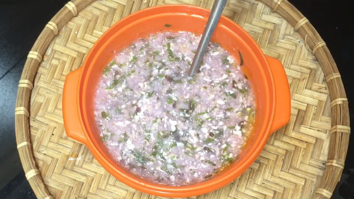 Amaranth Porridge with Pork and Tofu