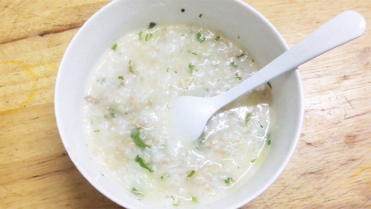 Minced meat porridge with potatoes