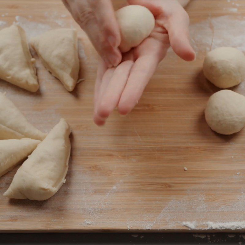 Step 4 Dividing and Proofing the Dough a Second Time Mango Custard Filling