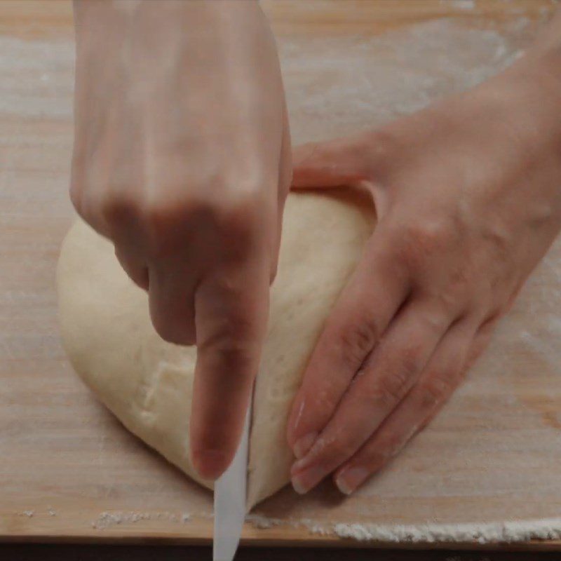 Step 4 Dividing and Proofing the Dough a Second Time Mango Custard Filling