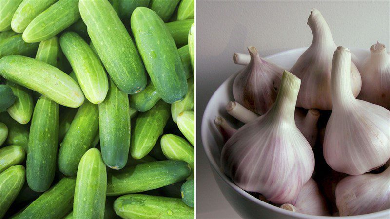 Ingredients for Stir-fried Cucumber