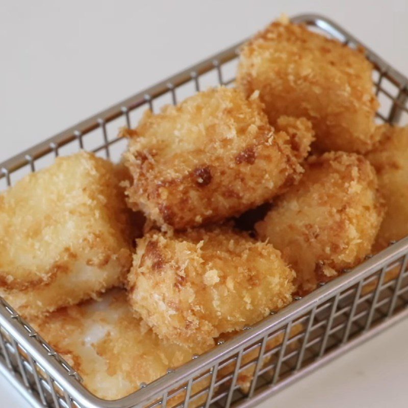 Step 3 Frying the Taro Cake