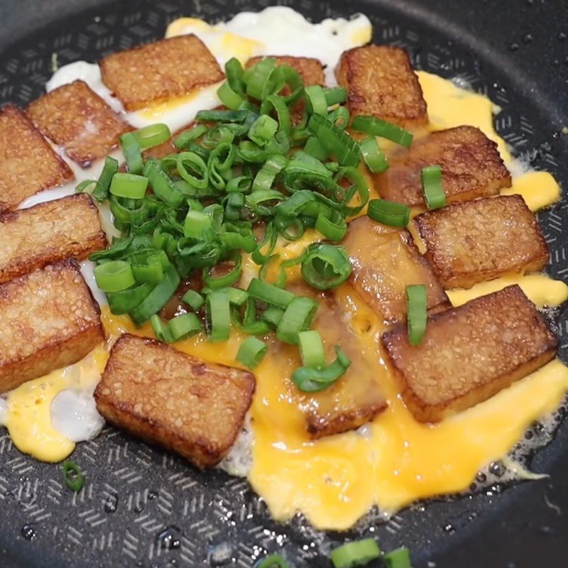 Step 5 Frying Rice Flour Cake Fried with Rice Flour