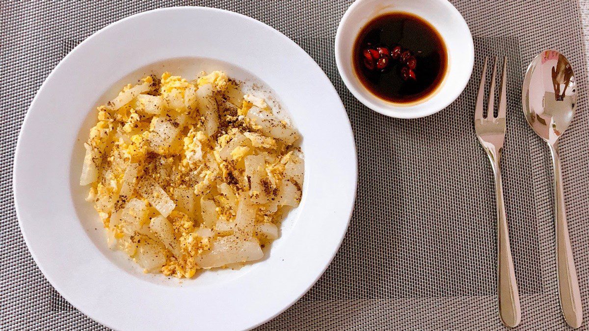 Stir-fried Radish with Eggs