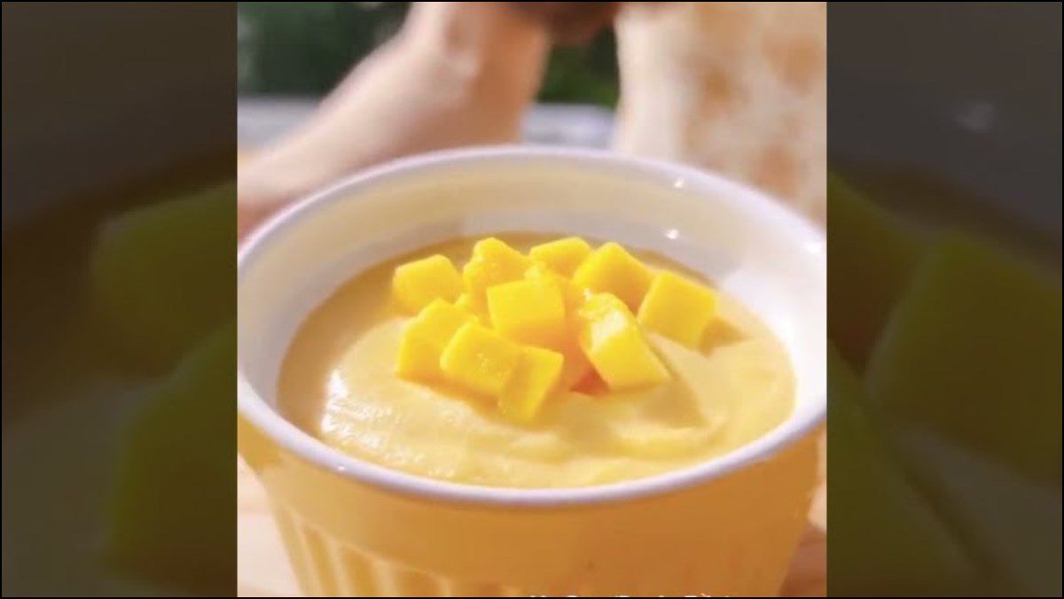 Mango Custard for Babies