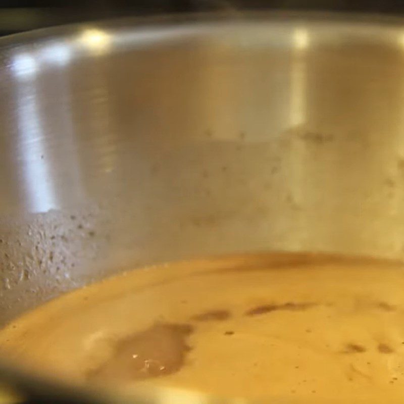 Step 1 Heat butter with Coca Cola Coca Cola Cake