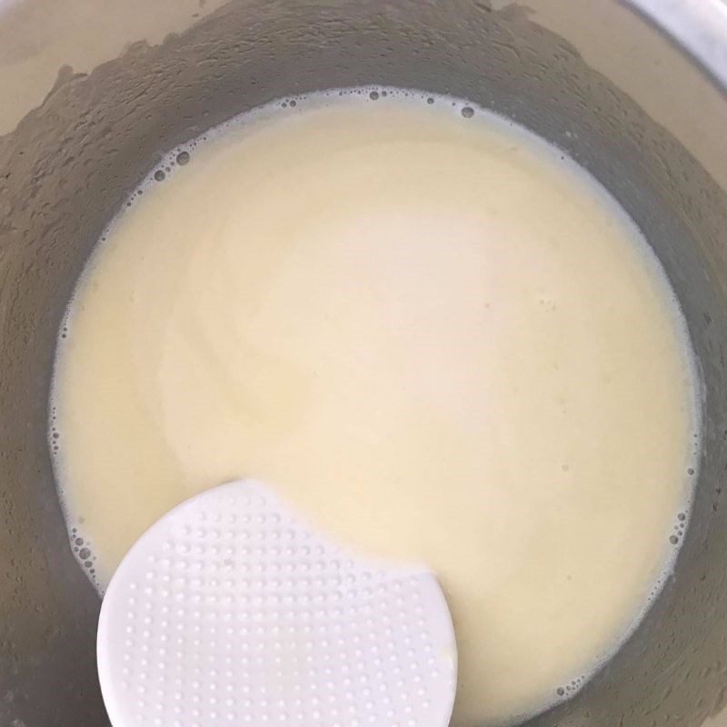 Step 2 Heat the butter-milk mixture for Whipping cream using a blender