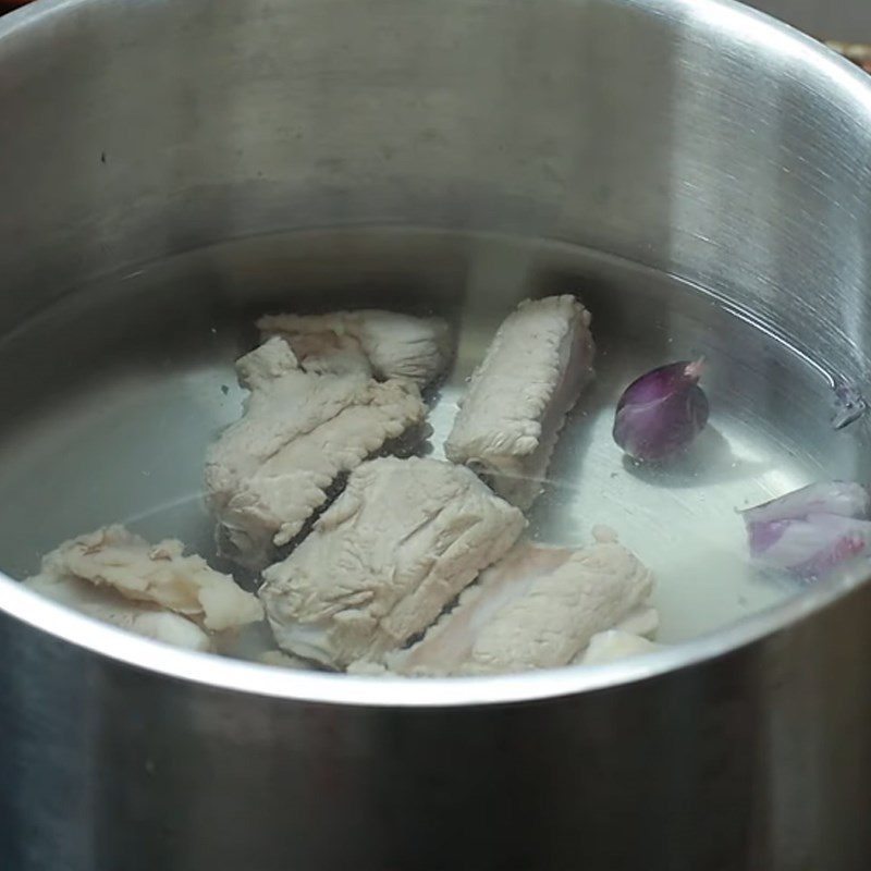 Step 3 Bone Stewing Sour Mustard Greens with Pork Ribs