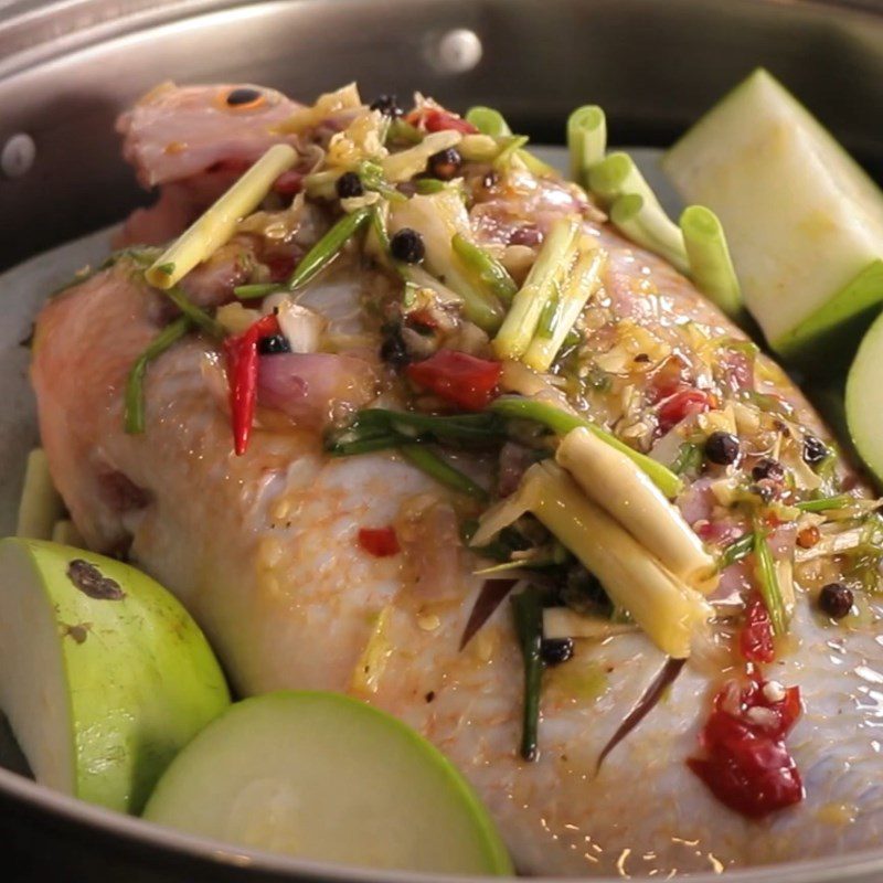 Step 4 Steamed Fish Thai Style