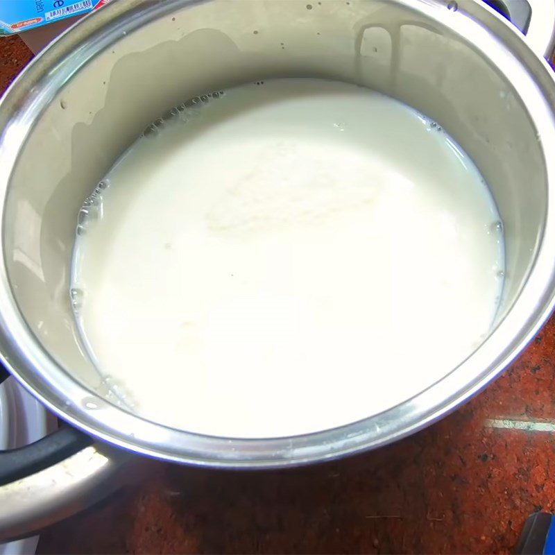 Step 1 Mix condensed milk and fresh milk Yogurt - yaourt