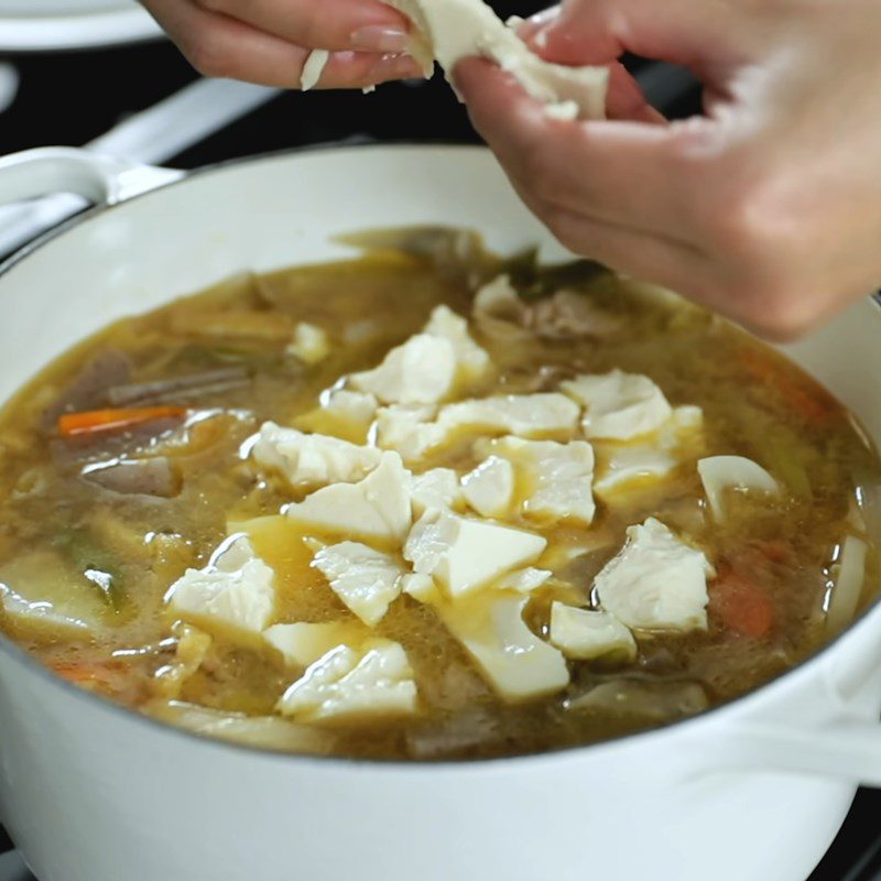 Step 4 Completed Tonjiru Soup