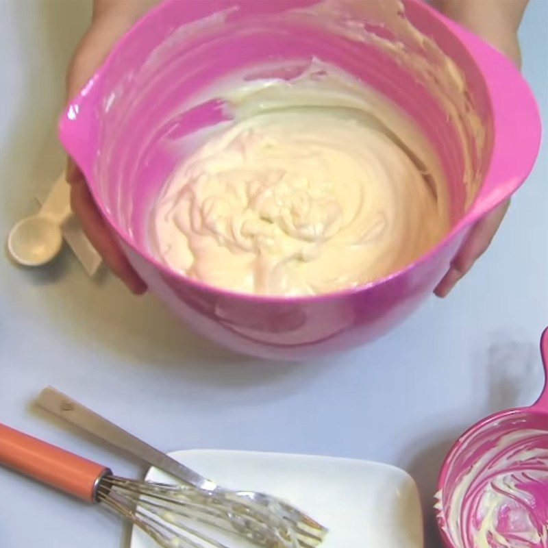 Step 6 Finish the cream cheese Baked cheese tart