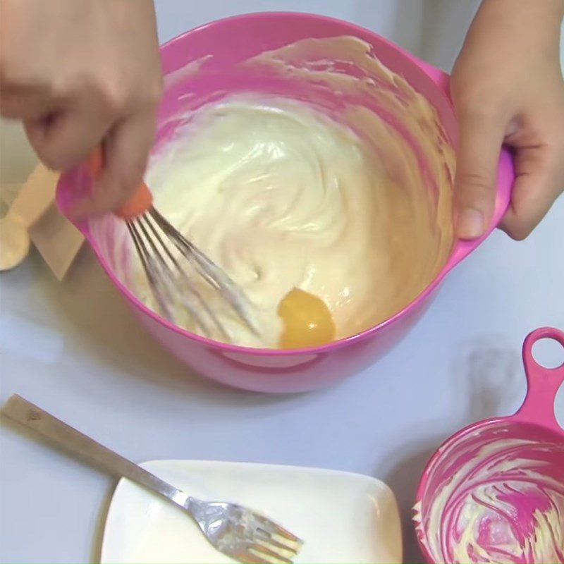 Step 6 Finish the cream cheese Baked cheese tart