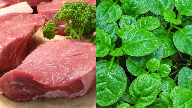 Ingredients for Pork and Water Spinach Porridge