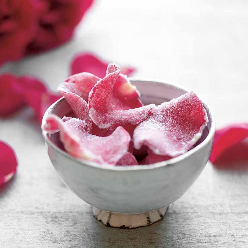 Step 5 Finished Product Candied Dried Rose Candy