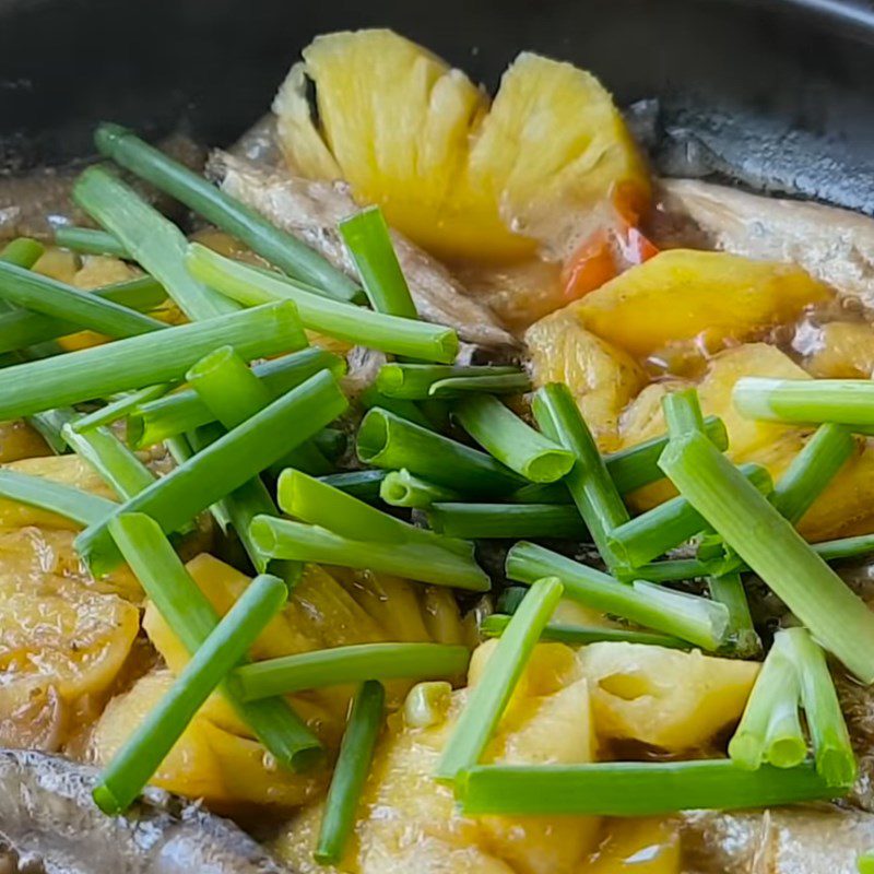 Step 4 Final product Braised salmon with turmeric