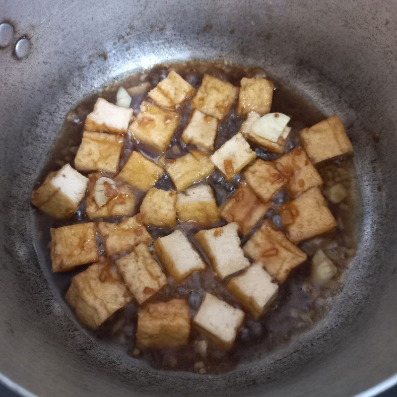 Step 2 Braised Tofu Braised Pepper Tofu