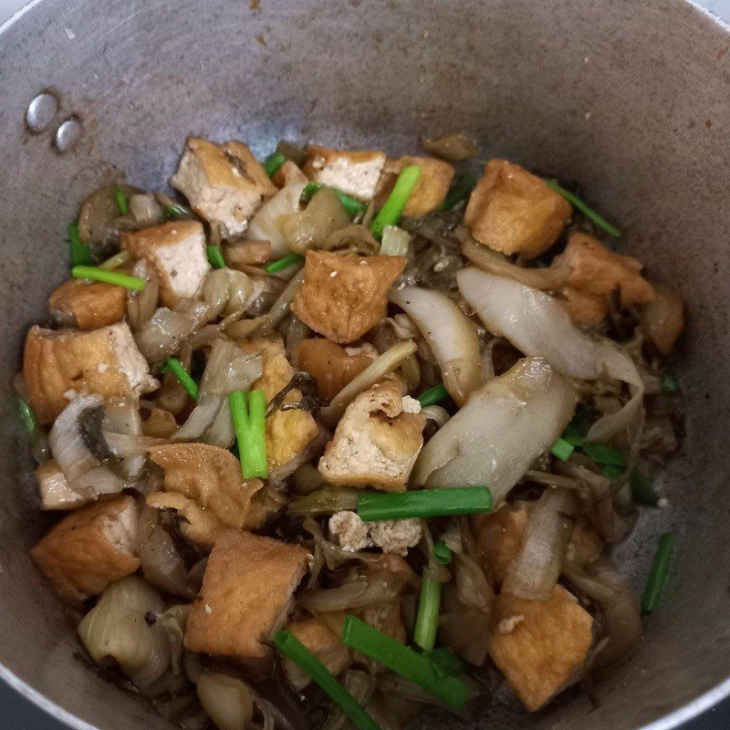 Step 3 Braised Tofu with Pickled Mustard Greens Braised Tofu with Pickled Mustard Greens