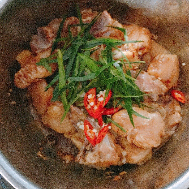 Step 3 Chicken stew with lime leaves