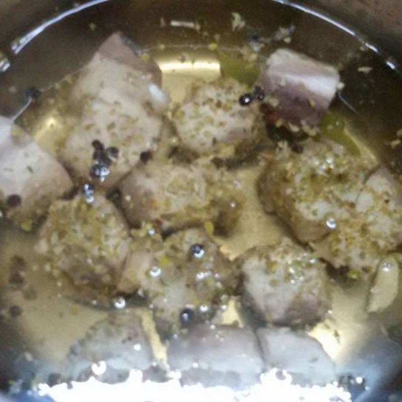 Step 4 Making tuna in oil Tuna in oil