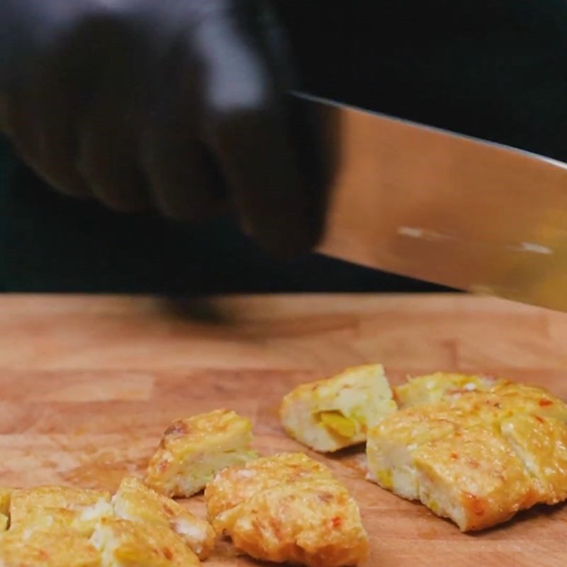 Step 5 Making fish cake Bún Xiêm Lo