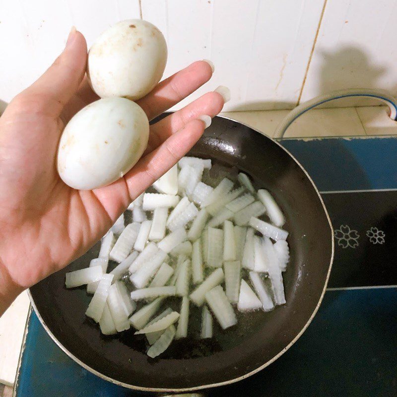 Step 2 Stir-fried radish with egg Stir-fried radish with egg