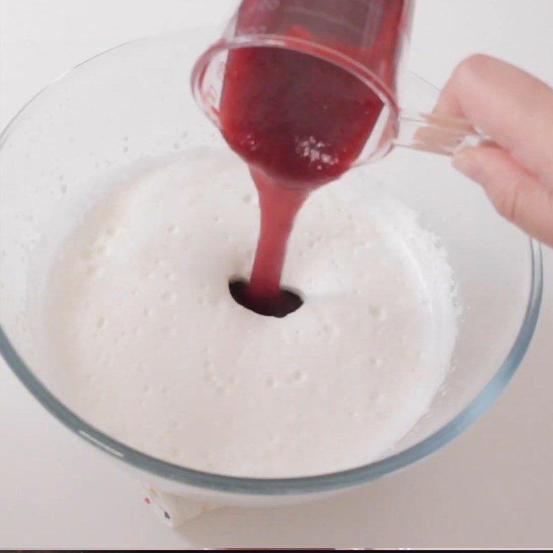 Step 4 Make cake frosting Mini heart-shaped cake