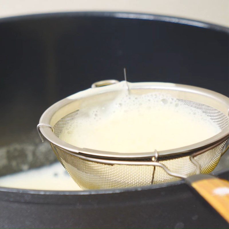 Step 5 Making egg cream Grapefruit tart