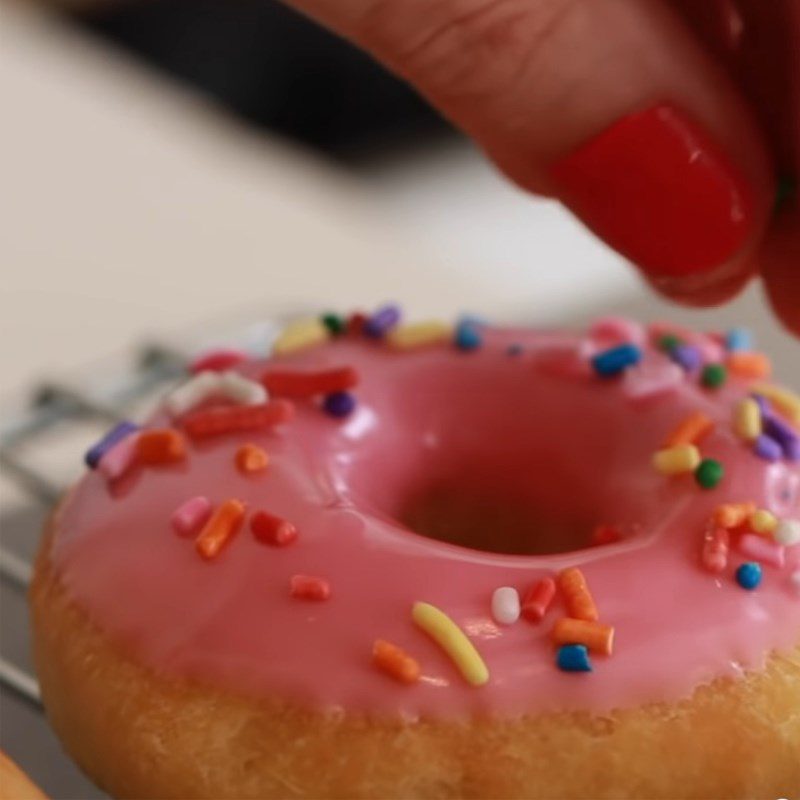 Step 5 Making the glaze Baked donut