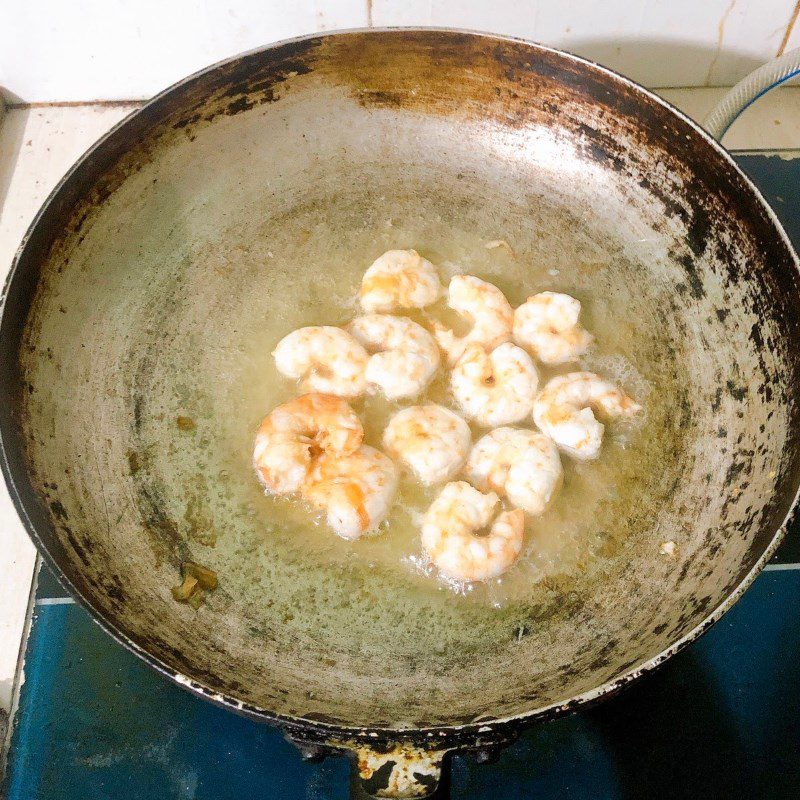 Step 2 Making Stir-fried Vermicelli with Shrimp