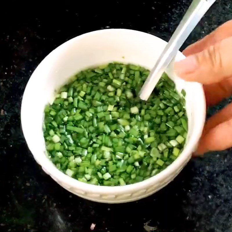 Step 2 Making Fried Tofu with Scallion Oil and Fish Sauce