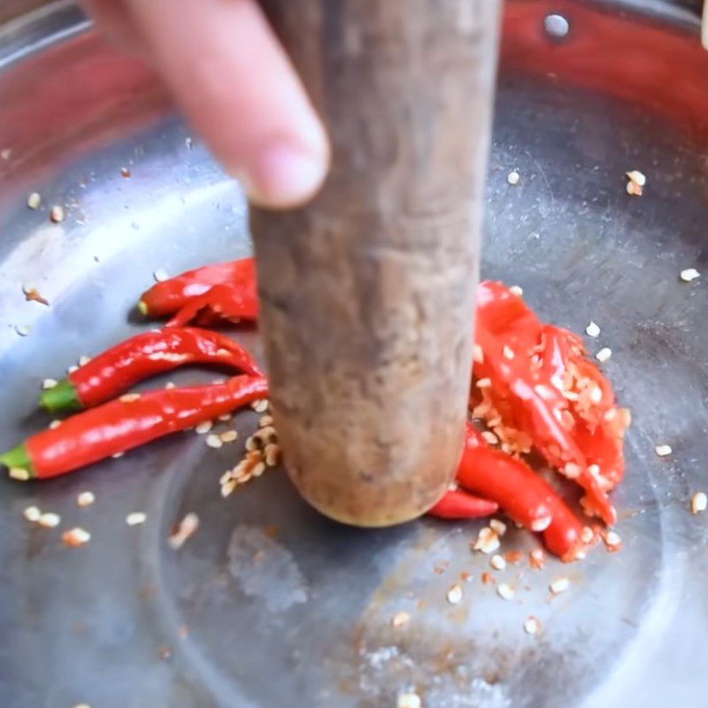 Step 2 Make green chili salt