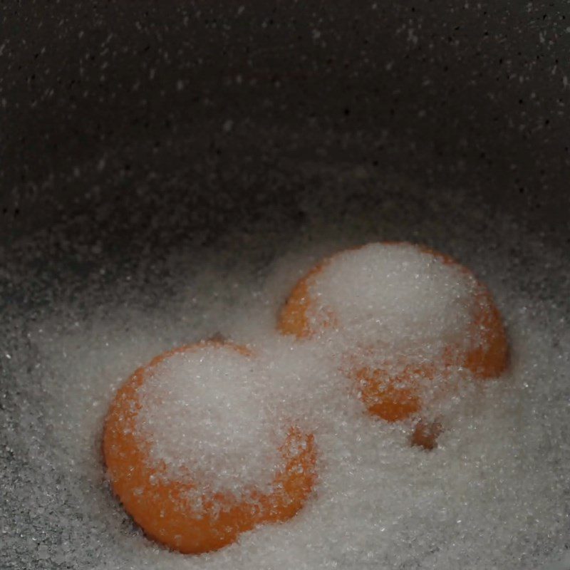 Step 2 Make mango custard filling for mango custard buns