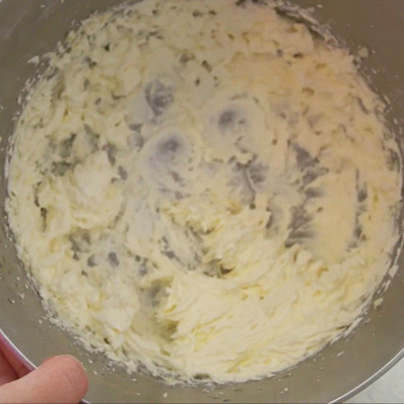 Step 5 Making lemon cream filling for lemon macarons with flour