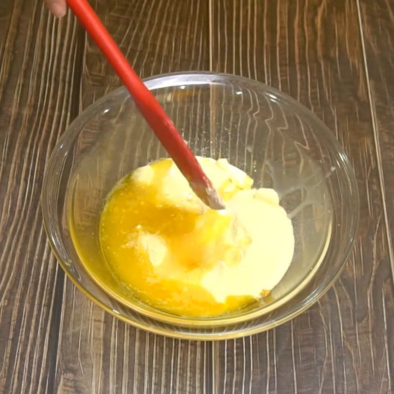 Step 2 Making the molten salted egg yolk filling for mooncake with air fryer