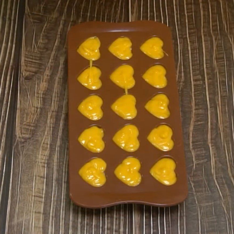 Step 2 Making the molten salted egg yolk filling for mooncake with air fryer