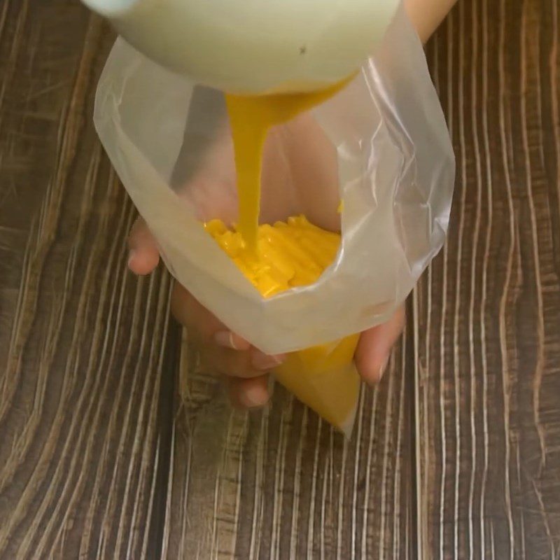 Step 2 Making the molten salted egg yolk filling for mooncake with air fryer