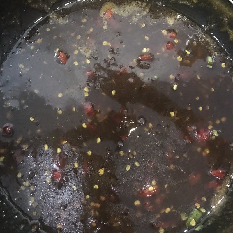 Step 3 Make tamarind sauce Blood cockle tamarind sauce