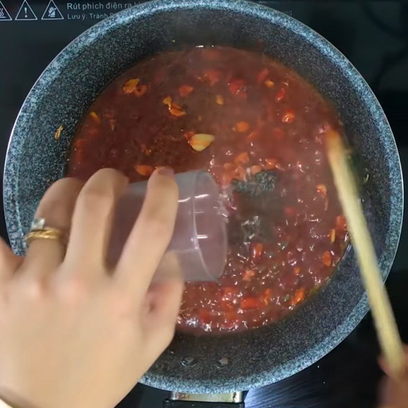 Step 4 Make the sauce Steamed meat okra