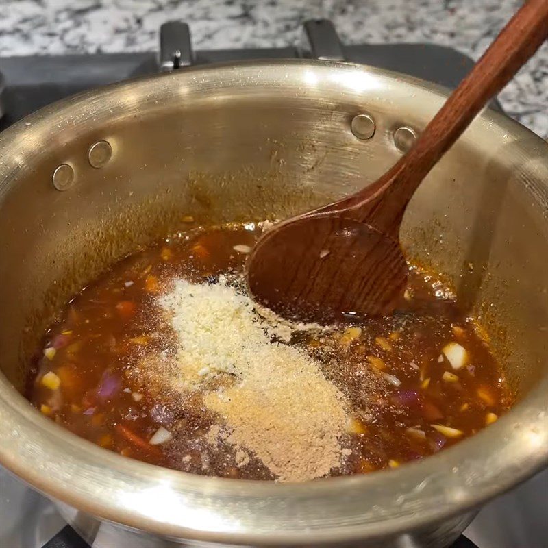 Step 3 Making the grilled meat sandwich sauce Sauce for grilled meat sandwich