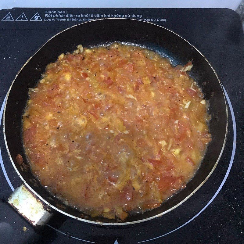 Step 3 Make the tomato sauce Basa fish with tomato sauce