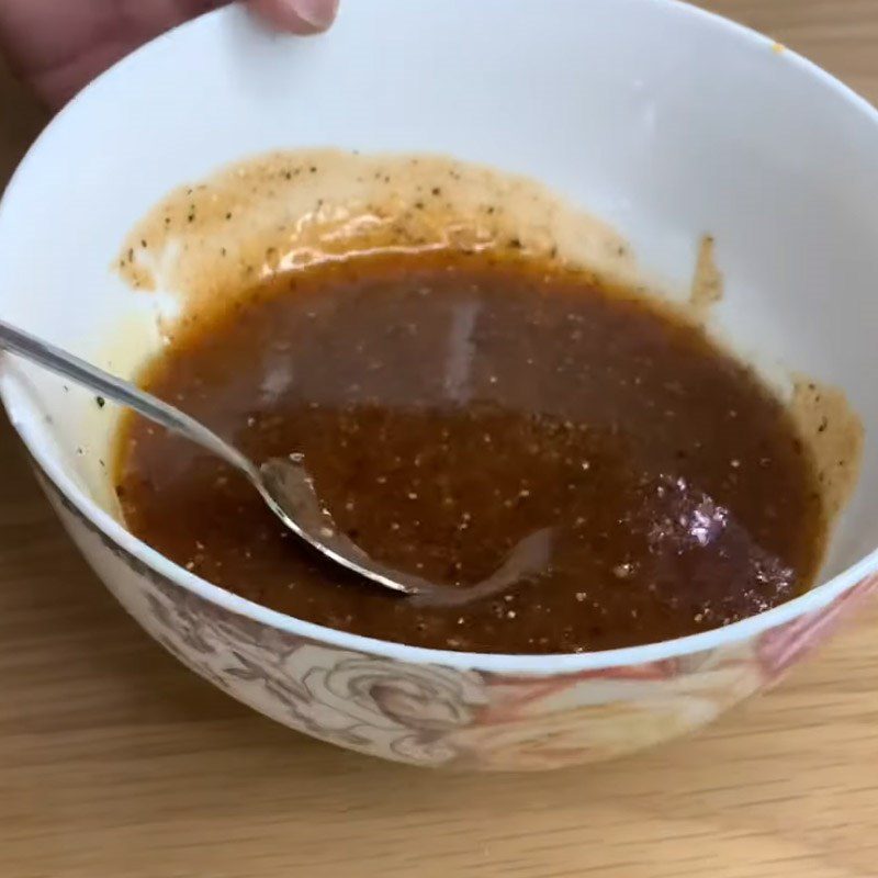 Step 2 Make dipping sauce Korean chili sauce