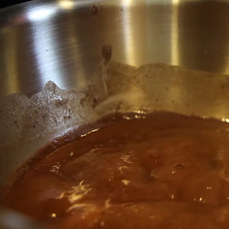 Step 3 Making coca cola sauce Coca cola cake